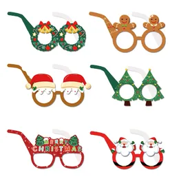 Christmas Paper Glasses 6/Holiday Party Eyeglasses, Fun Photo