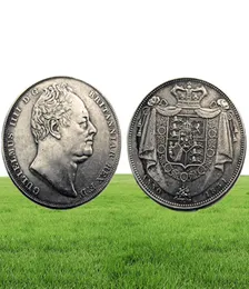 Grã -Bretanha William IV Proof Crown 1831 Copy Coin Home Decoration Acessórios7852909