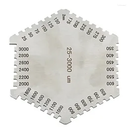 Tigelas de alta precisão aço inoxidável hexagon filme molhado instrumento de diabolina de diafragma bitola de espessura