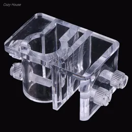 Acrylic Transparent Aquarium Water Pipe Hose Fixing Clip Tube Clamp Holder Clamp For 13mm 17mm Inflow Outflow Tube Accessory