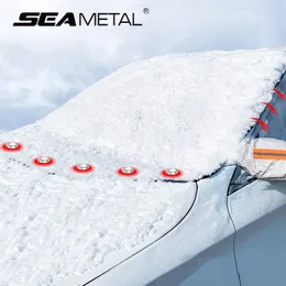 Marinheira de capa de neve de carros marés de pára -brisa de sol ao ar livre à prova d'água anti -gelo gelo protetor de gelo protetor de inverno acessório de inverno