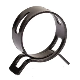 Black 65MN Manganese Steel Pinch Spring Hose Clamp 5mm-37mm Elastic Steel Buckle Water Pipe Hoop