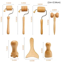 1pcs faceマッサージャーgua sha tools wood therapy meridian massage kit lollerフェイシャルリフティングmasajeador maderoterapiaスクレーパー