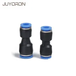 1pcs pu pg pneumatic quick 커넥터 플라스틱 호스 에어 파이프 4 6 8mm 10mm 12mm 14mm 16mm 스트레이트 감소 가스 빠른 연결