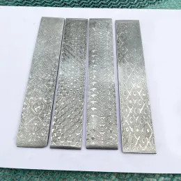 1 피스 200x30x3mm DIY 나이프 제작을위한 Damascus 강철 VG10 샌드위치 스틸 나이프 블레이드 블랭크는 열처리가되었습니다.