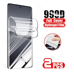 6in1 Xiaomi 13 Pro Screen Protector 보호 필름 Mi 12 Lite NE 5G 12X 12T 11 Ultra Camera Lens 용 전면 백 하이드로 겔 필름