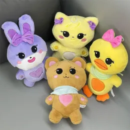 4pcs Черно -розовая плюшевая кукла Kpop World Tour Jisoo Jennie Rose Lisa Fulsed Plushie Pillow Kwaii Pendants для поклонников подарки