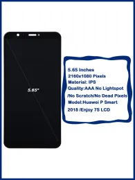 Wyświetlacz dla Huawei P Smart2018 FIG-LX1/LA1/LX2 LCD Wyświetlacz Wyświetlacz Digitizer Digitizer Wymiana dla Huawei P Smart2018/Enjoy 7s