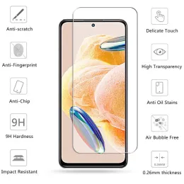 Full Gule Tempered Glass för Redmi Note 12 Pro 4G Glass för Redmi Note 12 Pro Screen Protector Lens Film Redmi Note 12 Pro