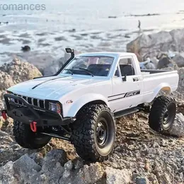 Electric/RC Car WPL C24 RC Crawler 2.4G Remote Control Vehicle 4WD RTR Off-road Truck Machine Power Cars Rc Drift Kids Toys Boys 240412