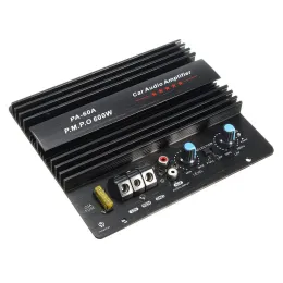 앰프 12V 모노 600W 고전력 자동차 오디오 앰프 PA60A 패션 와이어 그리기 강력한베이스 서브 우퍼 앰프 20A 퓨즈