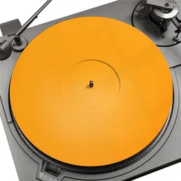 300mm x 3mm akrilik kayma mat fonograf pikap vinil anti-statik pratik disk oynatıcı lp kayıt pedi c