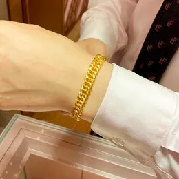 18K Gold Bracelets for Women and Men: Classic Wedding Chain