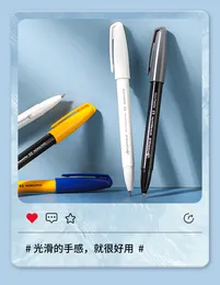1pcs Japan Kokuyo Anterique Gel Stift Schnell trocken 0.5 Schwarz Tinte glatte Schreibschild Schild Gel Tinte Kugelschreibweiche Schreibwaren