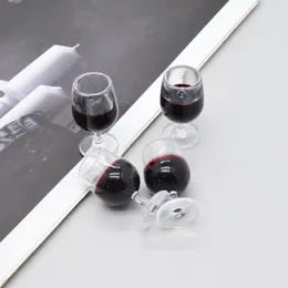 10 шт. Большие 3D -бокалы красные винные серьго