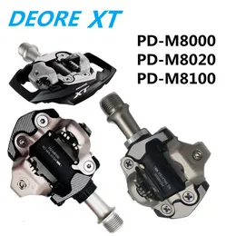 Shimano DEORE XT PD-M8000/M8100/8020 Self-Locking SPD Pedals MTB Components Using for Bicycle Racing Mountain Bike Parts