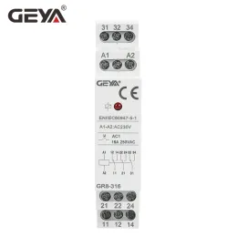 Geya Din Demiryolu GR8 AC230V DC24V veya AC/DC110V