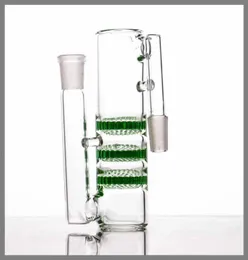 Glass Ash Catcher Röker tre honungskakor perc 145188mm Triple HC Bong Precooler olika färger Factory Direct 2973417