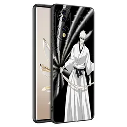 Black White Anime Bleach Phone Case For Huawei Nova 5T 7 8 9 7i 8i Honor 30S 50 60 70 Mate 10 20 Lite 40 Pro Plus SE Black Cover