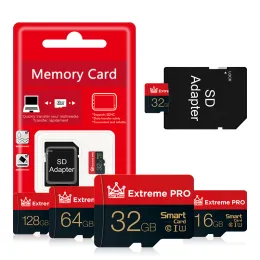 카드 도매 50pcs 미니 SD 카드 16GB 32GB 메모리 카 64GB 미니 SD 카르테 메모리 32GB C10 미니 TF 스마트 폰 어댑터 용.