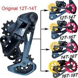 10T 11T 12T 13T 14T 15T 16T 17T 18T MTB 후면 변속기 안내서 풀리 휠 밀봉 베어링 베어링 기수 SRAM 12 속도