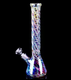 Rainbow Glass Bong Shisha Rauchglas Wasser Rohre Downstem Perc Bubbler Kopfige Dab Rigs mit 14mm Schüssel 6734204