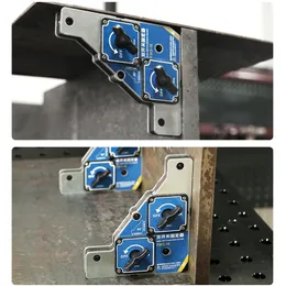 Posicionador de soldagem de soldagem magnética Double Switch Double 90 Posicionador de solda de ímã 25/50 kg ângulo metálico Ferramentas para localizador de soldagem de soldagem