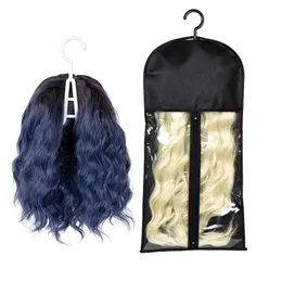 80cm/30inch Dust-proof Bags for Storage Wigs Hair Extensions Professional Wig Storage Carrier Case for Home Salon
