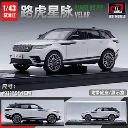 LCD 1/43 Range Rover Velar Range Range Aracı Alaşım Diecast Oyuncaklar Model Küçük Ölçekli Minyatür Araç Modeli Dekorasyonu 240402