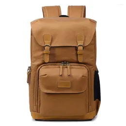 Backpack Outdoor Camera DSLR Digital Bag Waterproof Canvas Man