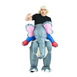 Elefant Elefant aufblasbare Kostüm Anime Anzüge Maskottchen Halloween Party Cosplay Kostüme für Mann Frau Jungen Mädchen