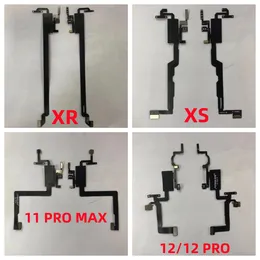 10pcsオリジナルイヤピースiphone x xs xr 11 12 13 mini pro max近接光センサーサウンドイヤホンスピーカーケーブル