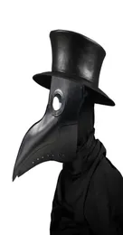 NOWA Plaga Doktor Maski Bak Doktor Mask Długość nosie Cosplay Fancy Mask Gothic Retro Rock Skórzanie Halloween maska ​​267v1992765