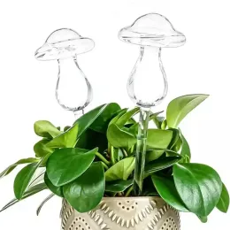 Glass Mushroom Watering Device Mini Automatic Self Water Devices Creative Plant Watering Bulb Garden Accessories Home Decoration