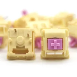 Keyboards KTT Mallo Pink Switch Tactile 5Pin 55G für mechanische Tastatur für GK61 GK64 GH60 RK61 RK878 benutzerdefinierte Backbeleuchtungstastatur für Gamer