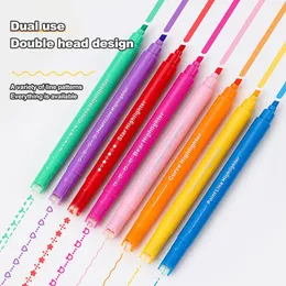 Popular Coloring Pen Fine Workmanship Quick Drying Anti-smudging Fluorescent Pen Painting Supplies