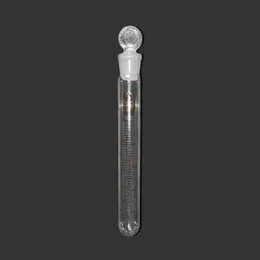 20 ml Lab Clear Glass Test Tubo Round Bottom Tube Fial con forniture di laboratorio scolastico Push