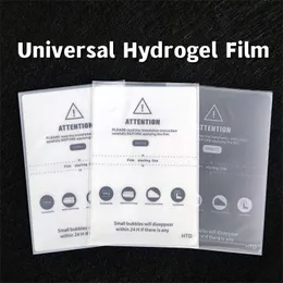 50pcs TPU Akıllı Telefon Ekranı için Universal HD Hidrojel Film Esnek Mate Gizliliği Buzlu Hidrolik Membran Kesme Makinesi için