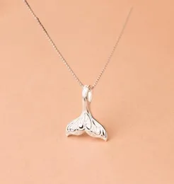 Collane a ciondolo design Design Animal Fashion Women Necklace Whale Tail Fish Charm Nautica Mermaid Eleganti Girlie Girlie Collette 6992923