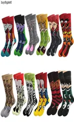 Cartoon Anime Charakter Männer und Frauen039s Socken lustige lässige Straße Haltung Unisex Harajuku kreative Baumwolle Wärme2GF5978417