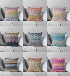 Cuscino missoni home a zigzag campeggio da letto divano anime letto cuscino di moda cuscino Casepillow6600668