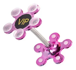 Sucker Stand for Cell Phone 360 degree Mount Rotatable Flower Magic Suction Cup Mobile Holder Car Bracket Compatible5516434