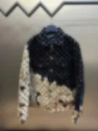 Giacche da uomo scenografo cappotto in pile di falò colorato rive spicco 2024 Nuovo versatile clip sciolta giacca da colletto flip coat unisex coat