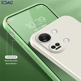 Caixa de telefone de silicone líquido quadrado para OnePlus Ace 2V Nord 3 5G Lens Proteção 360 Cappa macia à prova de choque um mais ACE2 2 V Nord3