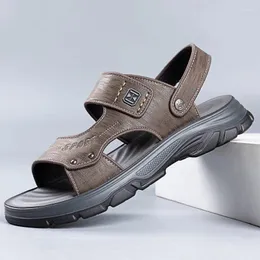 Sandaler mäns avslappnade strandskor som kör lata för män sandalier de exteriör Sandali Uomo estivi Sandalen Heren utomhus