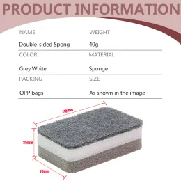 2/3/4/5 % di pulizia a doppia faccia a doppia faccia di spug per distorsione per famiglie Cucina pulizia da asciugamani per piatti di spugna