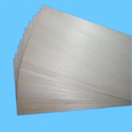 5 pcs Balsa Wood Sheets ply 300/400mm long 100mm wide 0.75/1/1.5/2/2.5/3/4/5/6/8/10mm thick for DIY airplane boat model material