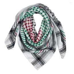 Scarves Colorful Plaid Muslim Hijab Tactical Desert Arab Men Women Winter Windy Military Windproof Hiking Scarf