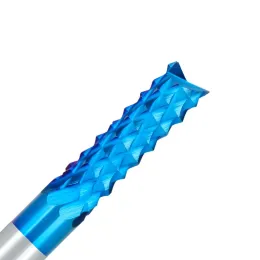 XCAN Carbide Corn End Mill 3.175-12mm Shank PCB Milling Cutter Nano Blue Coated PCB End Mill CNC Cutting Milling Tools