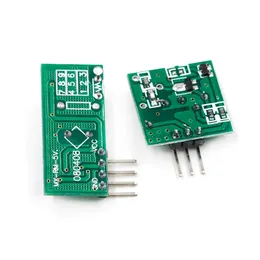 2024 Novo 315 433 MHz 315MHz 433MHz Transmissor RF e kit de link do receptor Módulo de controle remoto sem fio Forarduino